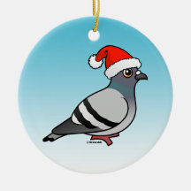 Pigeon Santa Claus Christmas Christmas Tree Ornaments