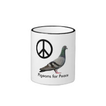 Pigeons for Peace Coffee Mug
