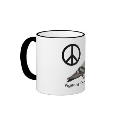 Pigeons for Peace Coffee Mug by localpigeon