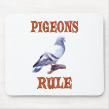 Pigeons Rule Mouse Pads