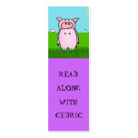Piggy Bookmarks business cards