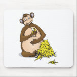 piggy for bananas monkey mousepads