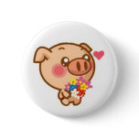 Piggy in Love buttons