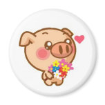 Piggy in Love magnets