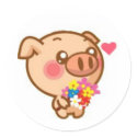 Piggy in Love stickers