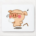 Piggy Pirouettes mousepads