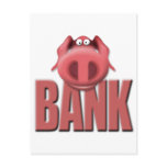 piggybank postcards