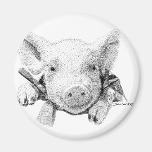 Piglet Fridge Magnets