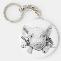Piglet Keychain