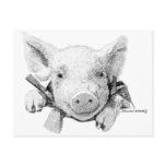Piglet Postcard