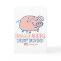 Pigs Are Friends Card