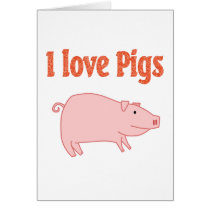 Pigs Greeting Card
