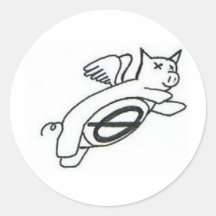 Pigs Fly Sticker