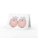 Pigs laughing! cards