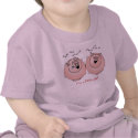 Pigs laughing; I'm a little pig! t-shirts
