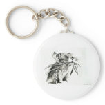 Pika Grazing Key Chain