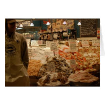 Pike Place Market Fish Greeting Card