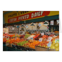 Pike Place Market Fruit Stand Cards