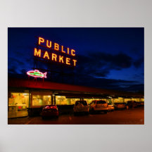 Pike Place Market, Seattle Posters