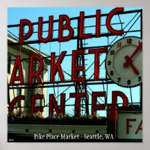 Pike Place Market - Seattle, WA Print
