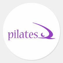 Pilates Design! Round Sticker