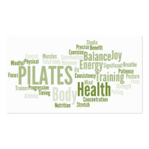 PILATES Instructor Business Card