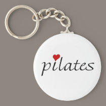Pilates Keyring keychains