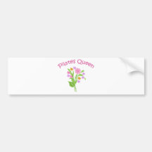 Pilates Queen original design! Bumper Stickers