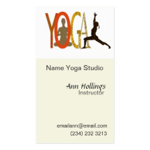 Pilates Yoga Business Card Template