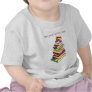 pile of colour books tshirt