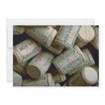 Pile of corks invitations