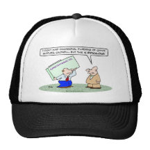 pilfer office supplies copy  machine mesh hat