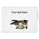 Pilgrim Cat Customisable Card