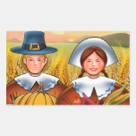 Pilgrim Couple Sticker