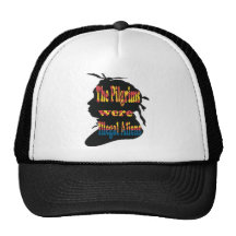Pilgrims 2 trucker hat