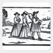 Pilgrims set sail on the Mayflower Stickers