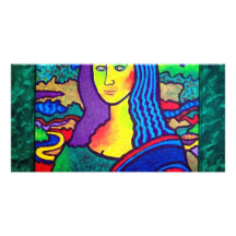 Piliero Mona Lisa Photo Card Template