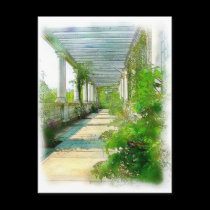 PILLARS AS A PAINTING postcards