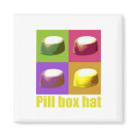 pillbox hat magnets