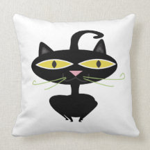 Pillow Cat American MoJo Throw Pillows
