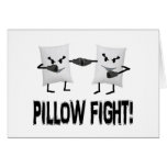 Pillow Fight Greeting Cards