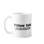 Pillow Talk Defined - Black mugs