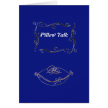 Pillow Talk Greeting Card