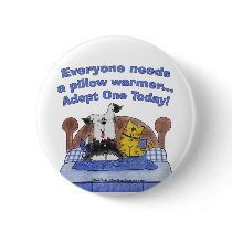 Pillow Warmers Pinback Buttons