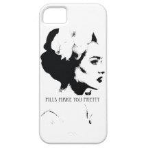 Pills Make you pretty Pop art. iPhone 5 Case