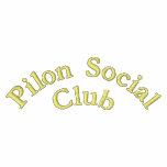 Pilon Social Club long sleeve polo embroidered shirts