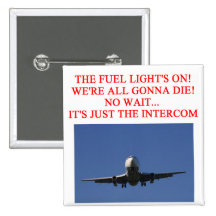 PILOT airline joke Pins