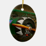 Pilot - Plane - German WW1 Fighter - Fokker D VIII Ornament
