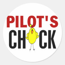 PILOT’S CHICK STICKERS
