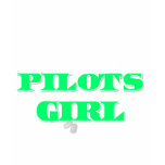 Pilots Girl Silhouette t-shirts